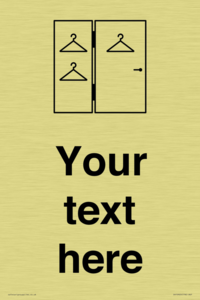 Custom information:  Large Changing room